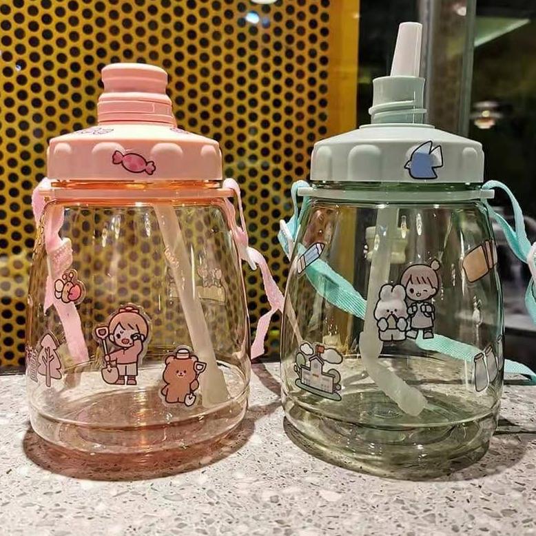 Melind store botol minum viral/botol minum unik/botol minum besar anak/botol minum lucu pekanbaru/bo