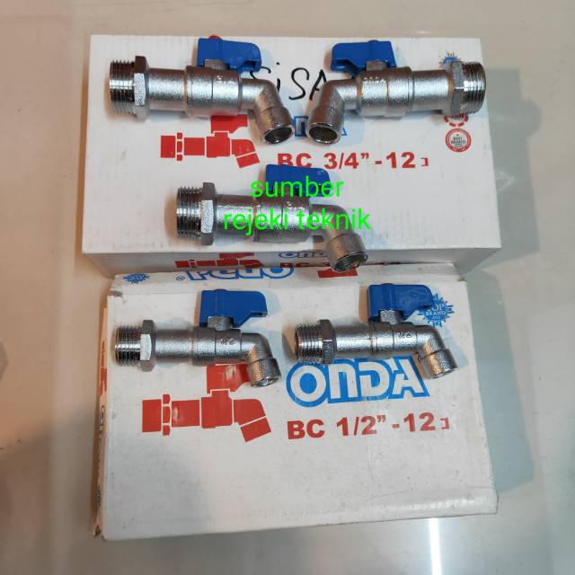 Kran air tembok type BC Onda 1/2 &quot;