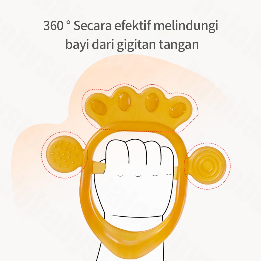 Halobaby Gigitan Bayi Bentuk Gelang Teether / Teether Gelang / Gigitan Bayi Bentuk Gelang