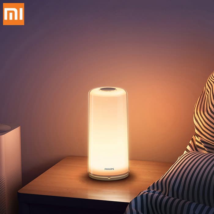Xiaomi Philips Zhirui Lampu LED Night Light Bedside Lamp - White