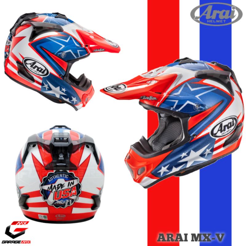 HELM MOTICROSS TRAIL ARAI MX V