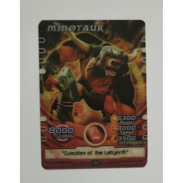 Kartu Mythical Lords "Minotaur" Rare Card Original