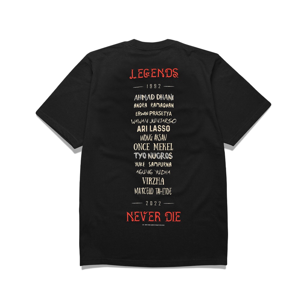 [COD] Proshop | legend 3 Dewa19 Tshirt | Kaos Pria Kaos Distro | Hitam