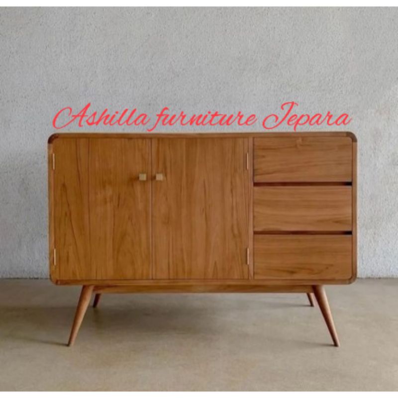 bufet tv.bufet pendek.bufet kayu jati.bufet minimalis.bufet retro bufet laci