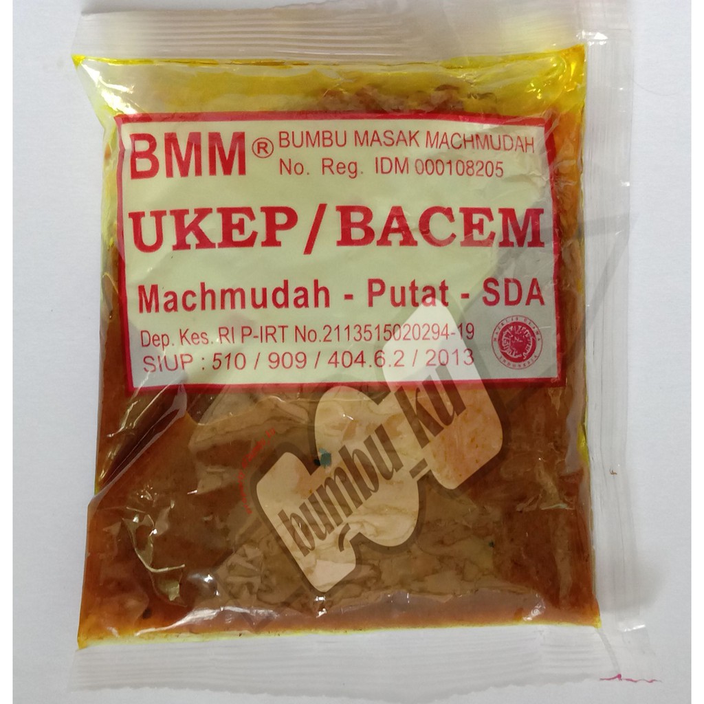 

Bumbu Ukep, Bacem - Bumbu Masak Machmudah (BMM)