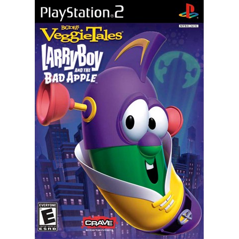 DVD Kaset Game PS2 Big Idea's VeggieTales LarryBoy and the Bad Apple