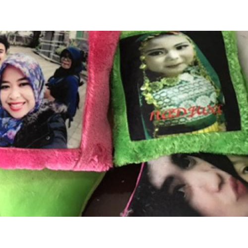 ➲ Bantal Foto Custom 40 x 40  Bantal Custom Foto Hadiah Unik ☪