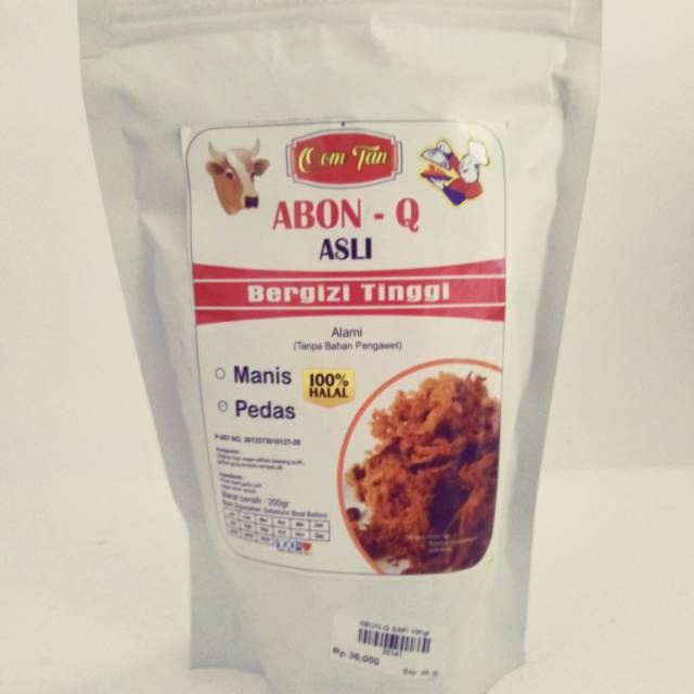 

Abon Q Sapi / Pack / 100gr (Manis / Pedas)