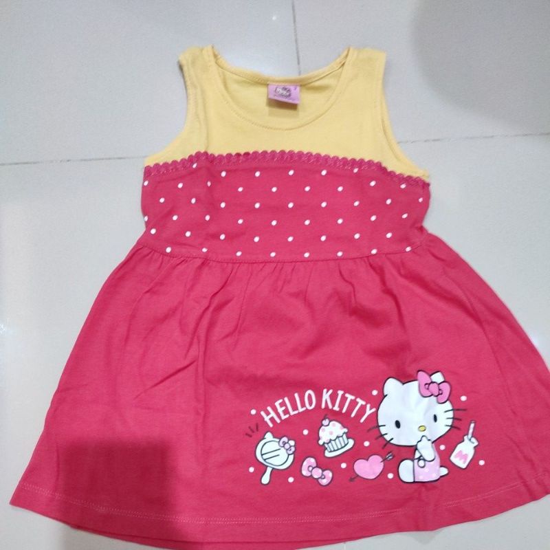 preloved dress hello kitty