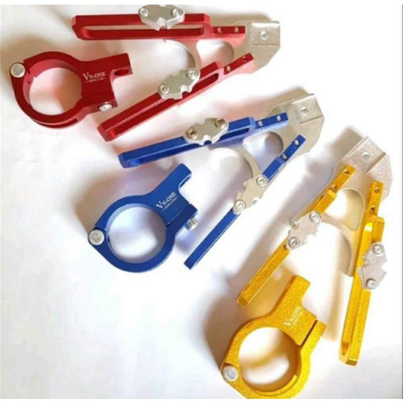 KLEMAN SELANG REM V BAHAN DULL CNC ASLI IMPORT TWOTONE Selang Rem Depan model klem v Cnc Warna Breke