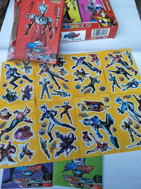 Stiker Ultraman Pak dapat 2pak Murah