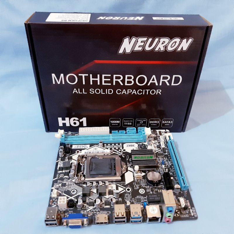 MATHERBOARD NEURON H61 INTEL SOCKET 1155 DDR3 - MATHERBOARD INTEL H61 NEURON DDR3 FOR SUPORT GEN2 - GEN3