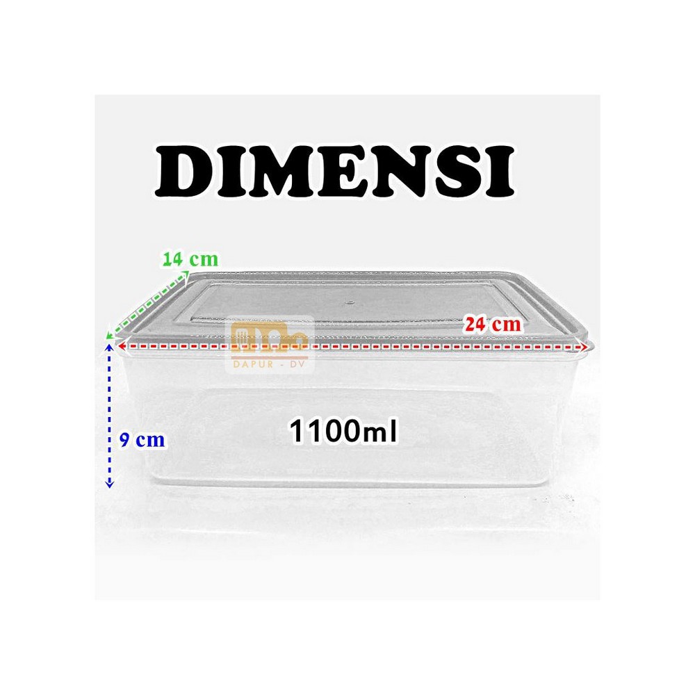 Sealware Wadah Makanan Serbaguna ASA 1100 Plastik