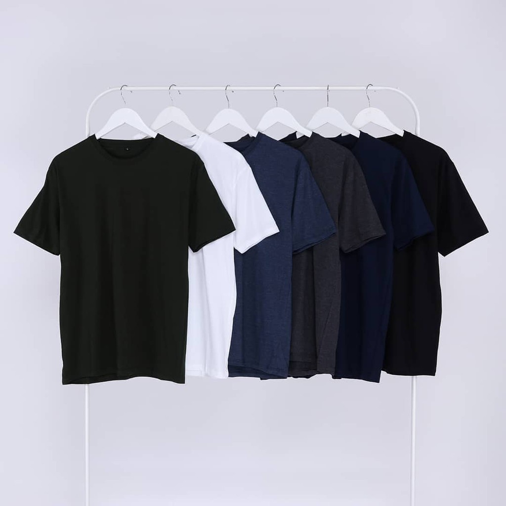 Jual GARASI - ( PAKET 6 KAOS ) PAKET ISI 6 KAOS POLOS PRIA DAN WANITA