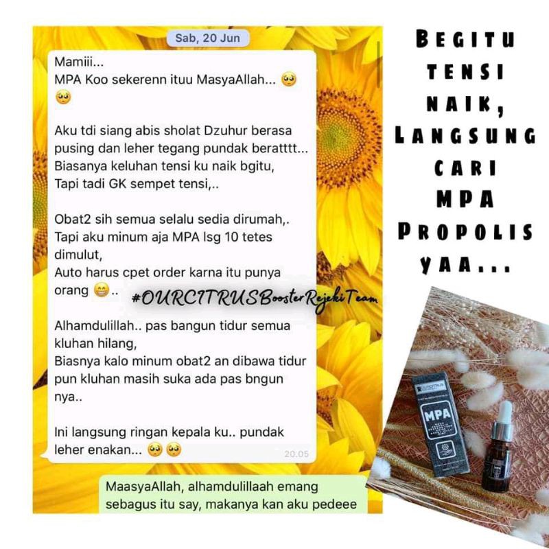 1 btl - PROPOLIS ORIGINAL KUALITAS TERBAIK - MPA PROPOLIS - Antibodi