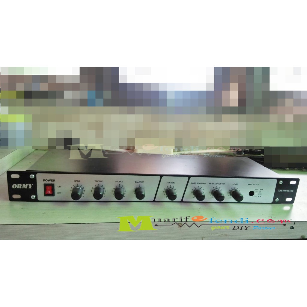 Parametric Parametrik Stereo Tone Control MACHINTOSH plus power supply KOMPLIT SIAP PAKAI 148M