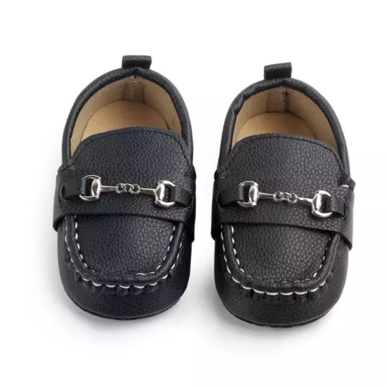 Sepatu Bayi Laki laki Prewalker Shoes S820 Black