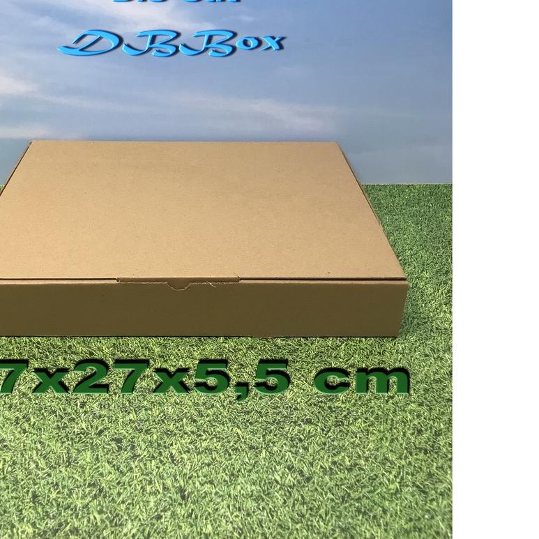 

➯ ( 10 Pcs ) Kardus uk. 37 x 27x 5,5 cm...Die Cut untuk kotak Donut isi 12 pcs - dll, model box pizza ✩