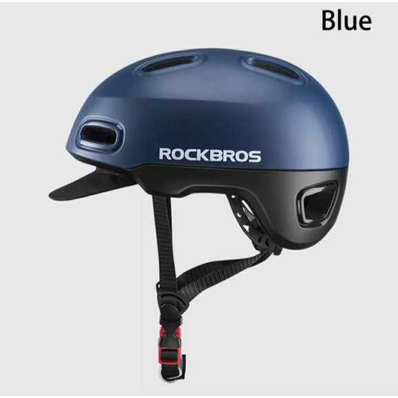 Rockbros Helm Sepeda - Bicycle Helmet - Helm Sepeda Lipat BMX Rodbike MTB Helm Sepeda Biru
