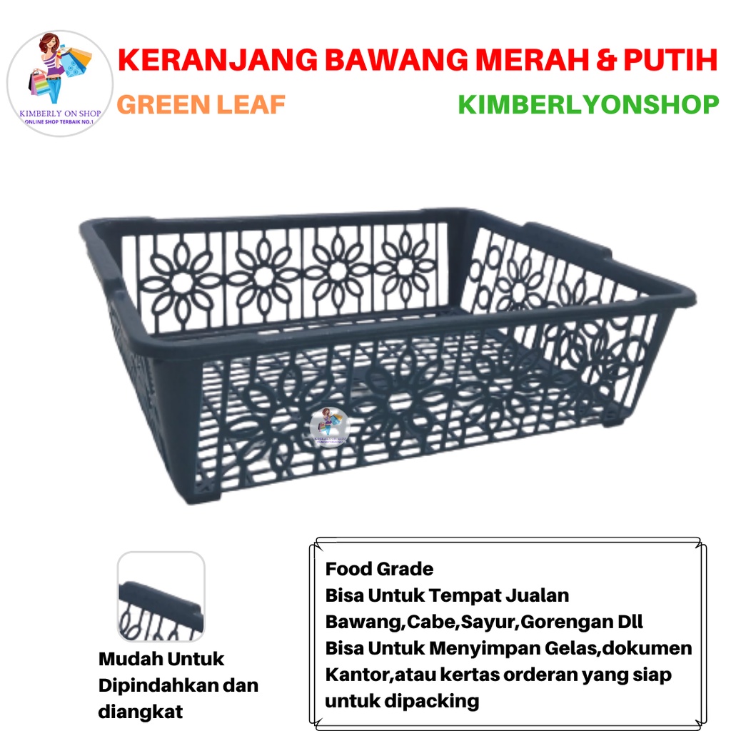 Keranjang Bawang Tempat Surat Dokumen Serbaguna Plastik