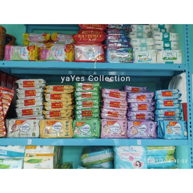 Mitu Baby Wipes tissue New tisu tissu basah bayi 100 sheets antiseptik antibakteri