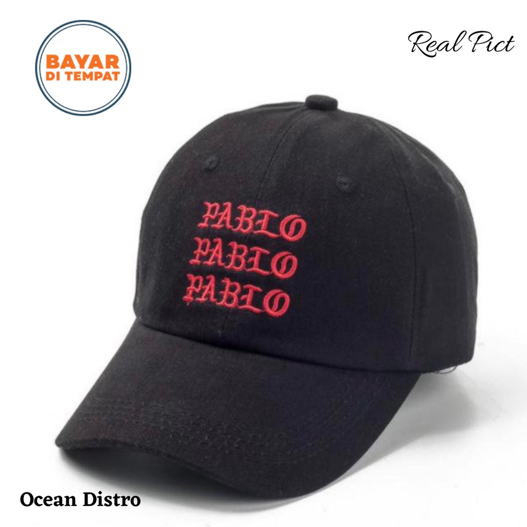 PROMO HARGA Terbaru Topi Baseball Caps Boston Distro Original Premium Model Terbaru/Topi Baseball Bordir Pablo Real Pict