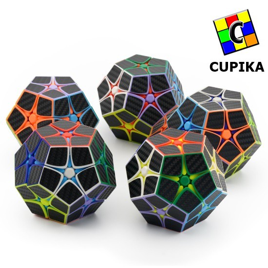 Rubik Megaminx QIYI Kibiminx 2x2 Carbon karbon 2x2x2 Qi Yi Kilominx