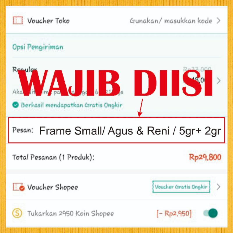 FRAME MAHAR / FIGURA MAHAR / FRAME PERNIKAHAN / FRAME MAHAR RUSTIC