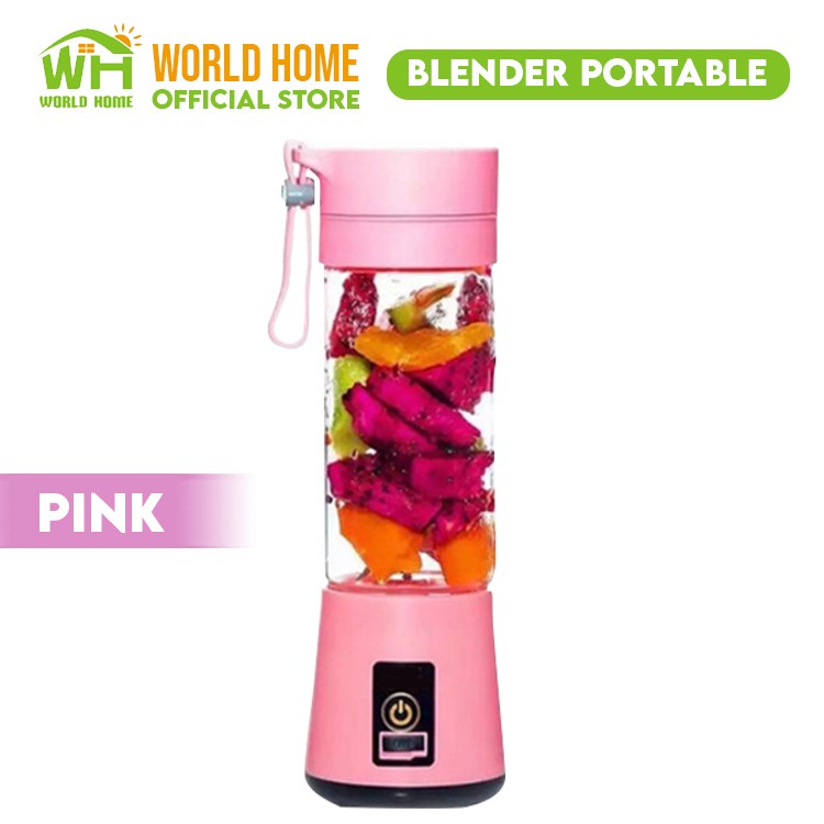 COD Termurah Blender Juicer Blender Mini Portable USB Blender Mini Juicer 2 Mata Pisau Goshop88
