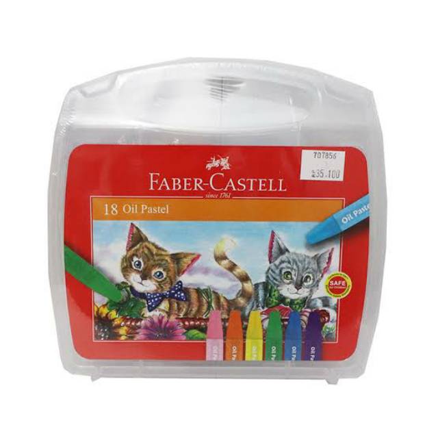 

CRAYON FABER CASTELL 18 WARNA OIL PASTEEL