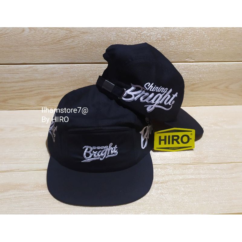 [COD]Topi distro pria/Topi Snapback HIP-HOP SHINING BRIGT/Topi Lima panel/Topi TERLARIS