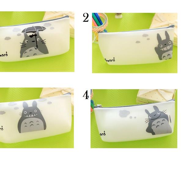 

➳ TP030 Tempat Pensil Silicone White Totoro / Tempat Kosmetik - TP Totoro Tiga ♚