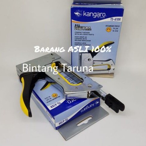 Gun Tacker Kangaro TS-610R Stapler Tembak KANGARO TS-610R Staples Original Produk 100%