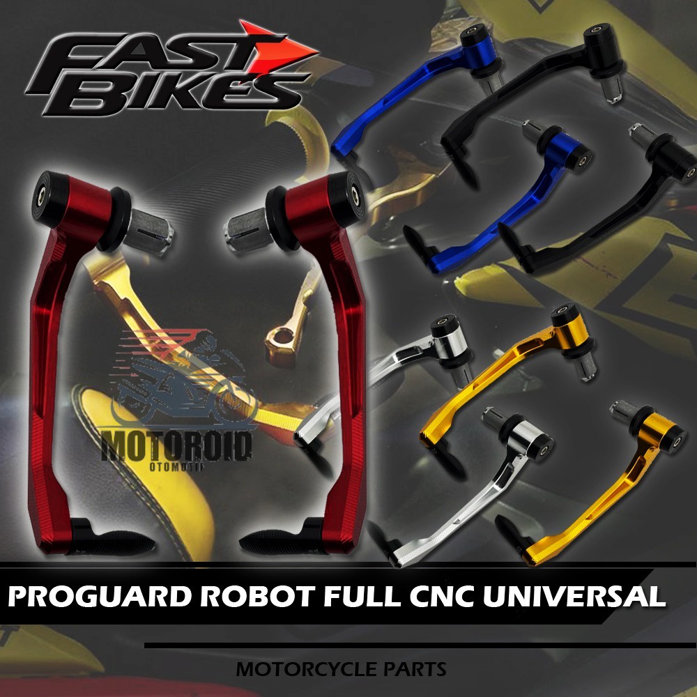 HANDGUARD  FASTBIKES FULL CNC JALU STANG FREE KUNCI L UNIVERSAL SET MOTO PROGUARD