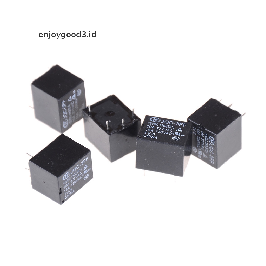 5pcs 12vdc Srd-S-112Dm 15a 125vac 4pin Coil Power Relay 0 0 0 0 0 0