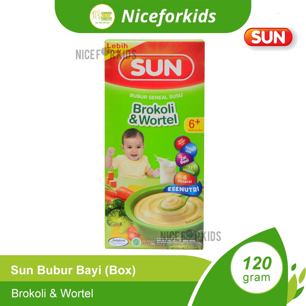 Sun Bubur Bayi 120 gram Box Aneka Rasa