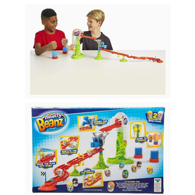 mighty beanz slammer time race track