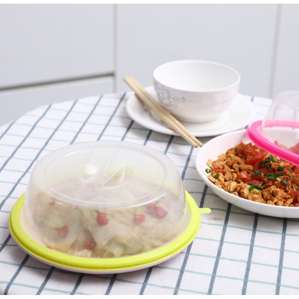 Tutup Piring Kedap Udara / Tudung saji piring / PENUTUP MAKANAN PENUTUP PIRING MAKAN TRANSPARAN