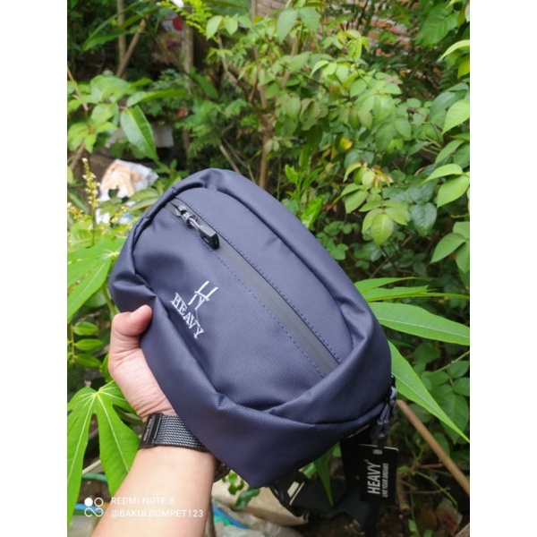 Tas slempang pria tas waistbag pria anti air  waterproof elgano