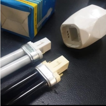 Trafo Adapter PLS 2pin / 4pin + lampu PLS 9W UV BLB Uang