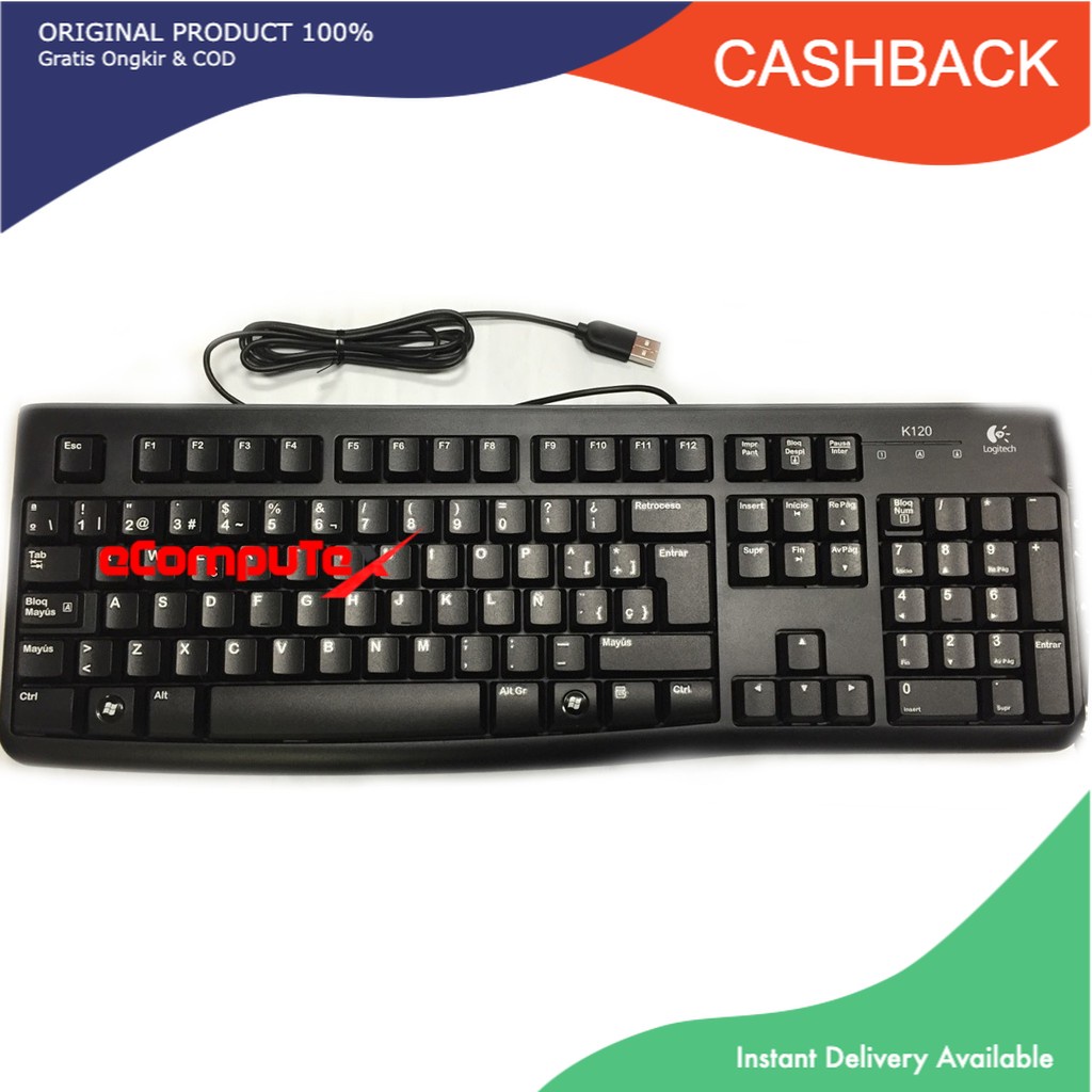KEYBOARD USB LOGITECH ORIGINAL K120