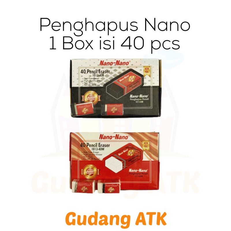 

Setip / penghapus warna hitam putih isi 40pcs (1BOX)