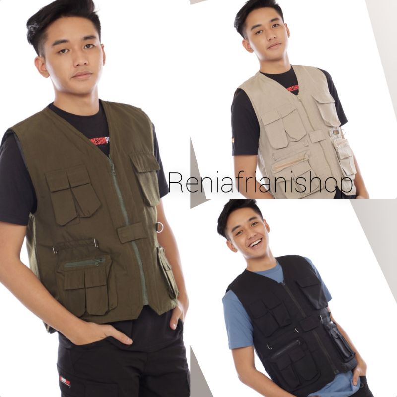 COD ROMPI  TACTICAL AUTDOOR MULTIFUNGSI ROMPI CARGO  BANYAK SAKU / VEST / TACTICAL / RIPSTOP / GUNUN