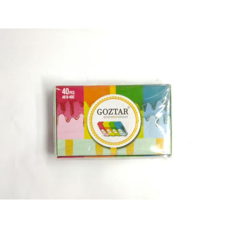 

(1Pak) Penghapus Goztar Warna 40 Kecil