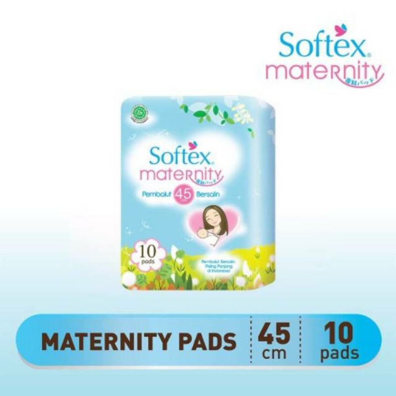 Softex Maternity 45 CM isi 10 Pads#Pembalut Ibu Melahirkan#Softex pembalut ibu Melahirkan