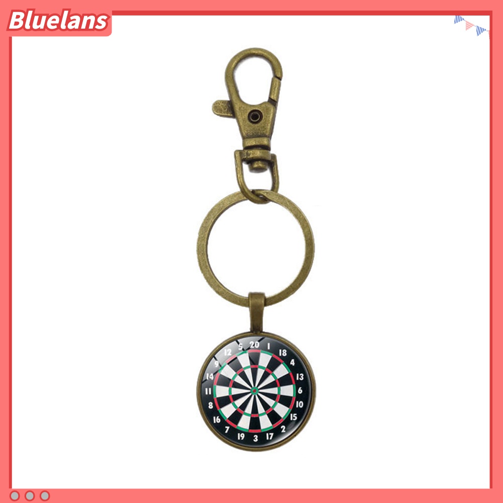 Gantungan Kunci Bentuk Dart Board Gaya Vintage Untuk Unisex
