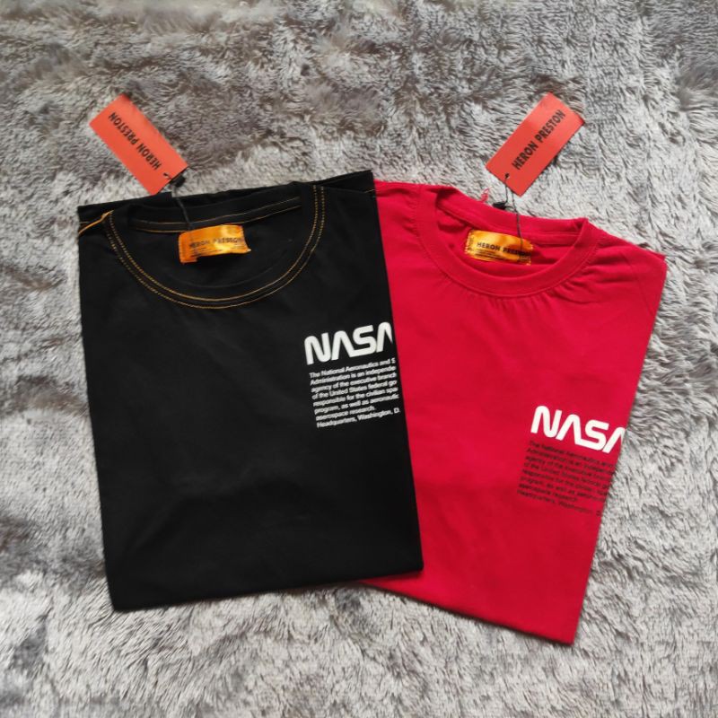 Kaos Tshirt Nasa X Heron Preston Mirror