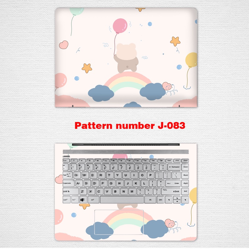 Computer Stickers Computer Laptop Skin Vinyl 2 Sides Laptop Skin for 11/12/13/14/15/17 Inch  HP Star 14S Computer Sticker 66 4g Film War X Protective Film Full Set Envy13 Light and Shadow Wizard 4 / 5 / 6 G Notebook Shell Film Probook440g7 Simple 14 Inch