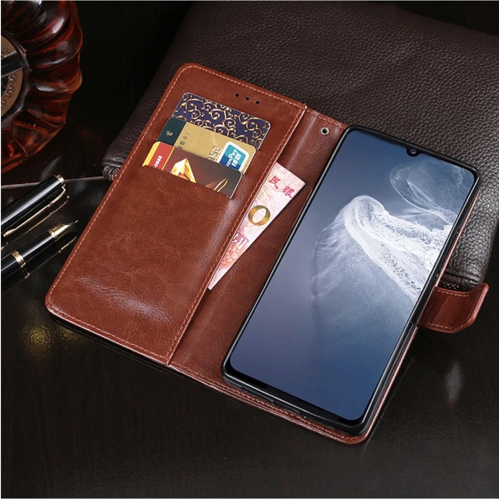 Vivo v20/V20 SE flip case leather wallet case dompet