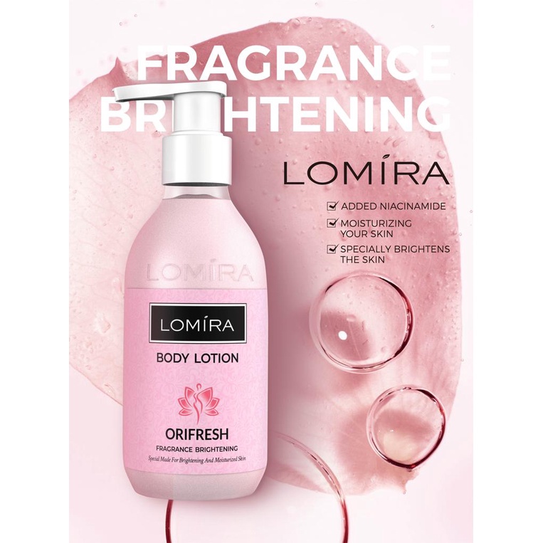 LOMIRA Body Lotion Brightening &amp; Moisturizing BPOM NA11210100245